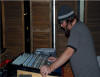 Jonas at the sound board