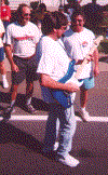 Scott marching in 1999 Chapin Labor Day Parade